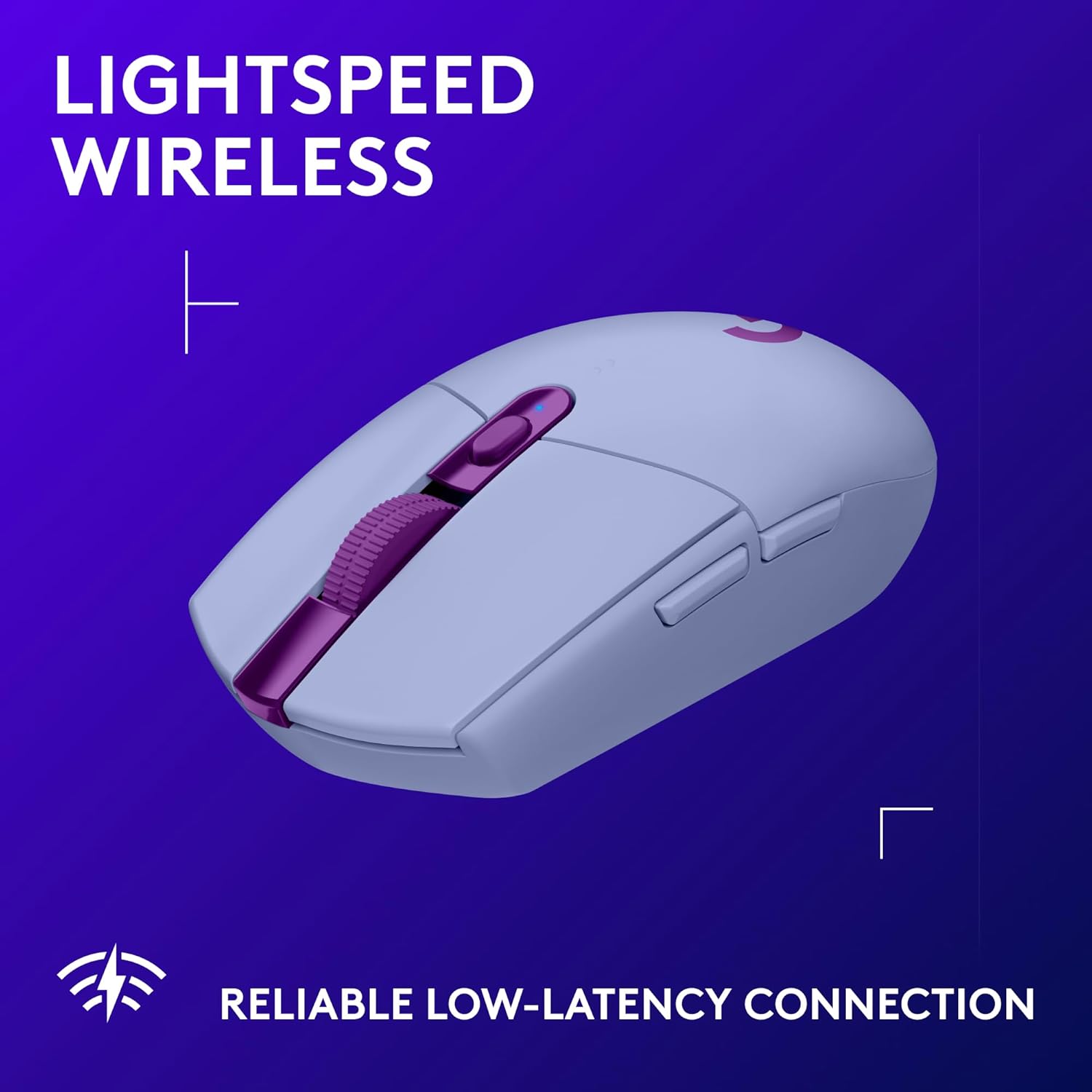 Logitech G305 Lightspeed Wireless Gaming Mouse + G733 Lightspeed Wireless Gaming Headset Bundle - Lilac