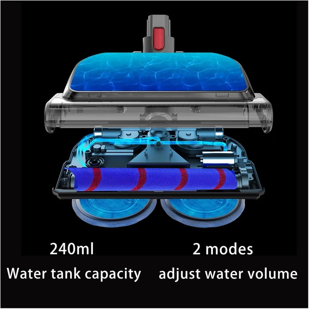 BeNtli Vacuum Cleaner Spare Parts，Electric Dry and Wet Floor Brush Heads，Home Floor Mop Heads，Compatible for Dyson V11 V7 V8 V10 V15