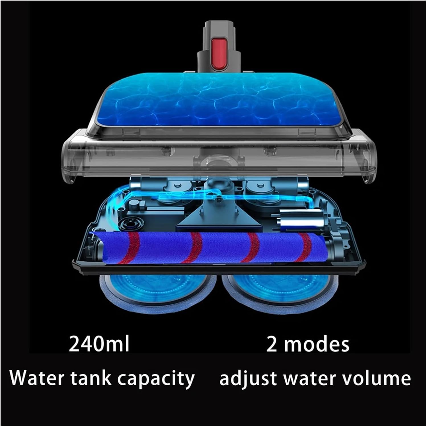 BeNtli Vacuum Cleaner Spare Parts，Electric Dry and Wet Floor Brush Heads，Home Floor Mop Heads，Compatible for Dyson V11 V7 V8 V10 V15