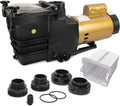 XtremepowerUS 1HP Variable Speed Pool Pump for Above/In-Ground Swimming Pool Spa 230v 2' NPT Fitting Adapter Included 6,660 GPH High Flow with Filter Basket