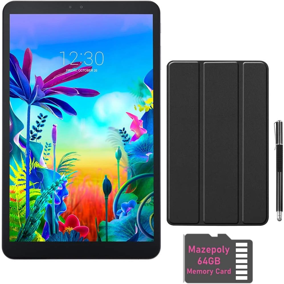 LG G Pad 5 10.1-inch (1920x1200) 4GB LTE Unlocked Tablet, Qualcomm MSM8996 Snapdragon 821 2.34GHz Processor, 4GB RAM, 32GB Storage, Bluetooth, Android (Tablet w/PenCase64GBSD)