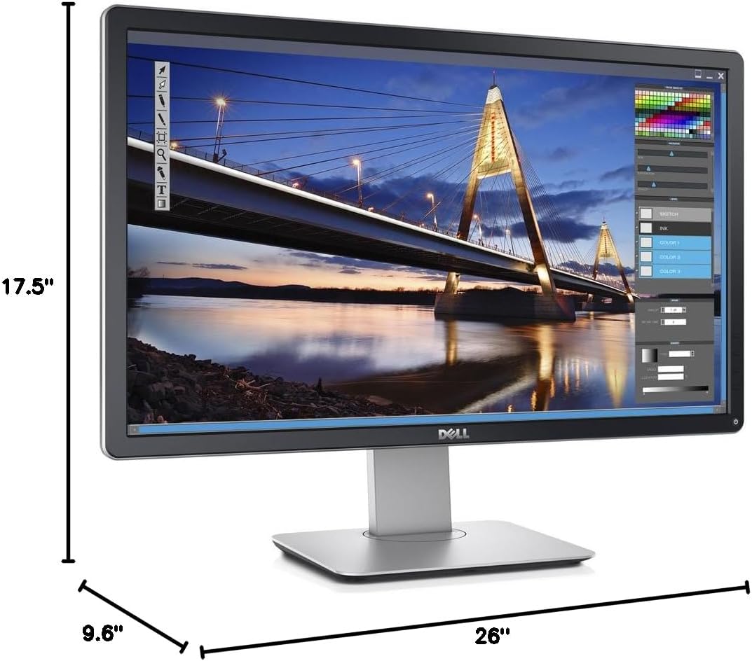 Dell P2416D 24 Monitor with QHD 23.8-Inch Screen, Black