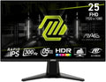 msi MAG 255XF 25-inch 1920 x 1080 (FHD) Curved Monitor, 300Hz, Adaptive Sync, HDMI, DisplayPort, VGA Port, VESA Mountable, Tilt, Speaker, Slim Bezel, 0.5ms, Black