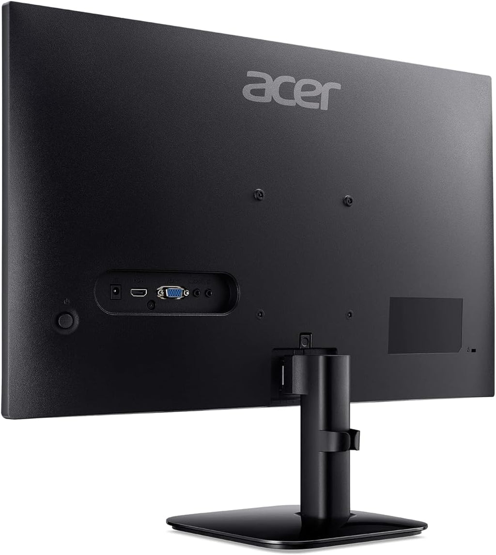acer 23.8' FHD Office Monitor, 120Hz, Adjustable Tilt, AMD FreeSync, 1ms (VRB), Wall Mountable, IPS, ZeroFrame Design, HDMI & VGA - Black