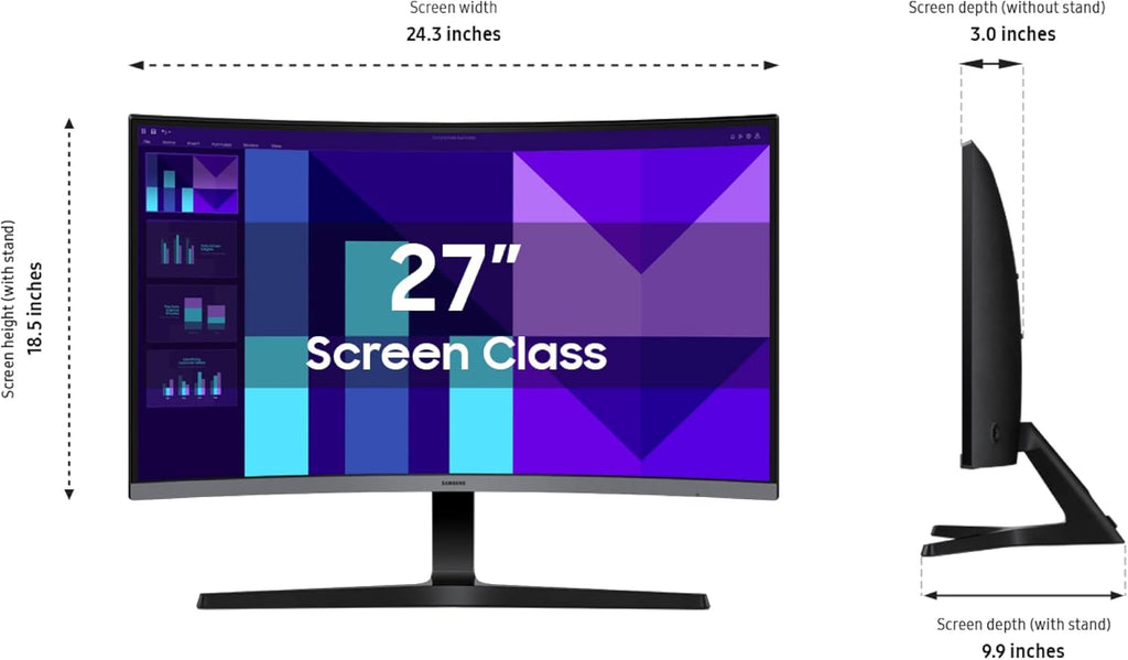 Samsung LS27D396GANXZA S39GD FHD 100Hz Curved 27' Monitor with PRO-X-2-LIGHTSPEED Headset, G915 Keyboard, and PRO-X-2-SUPERLIGHT Mouse (2025)