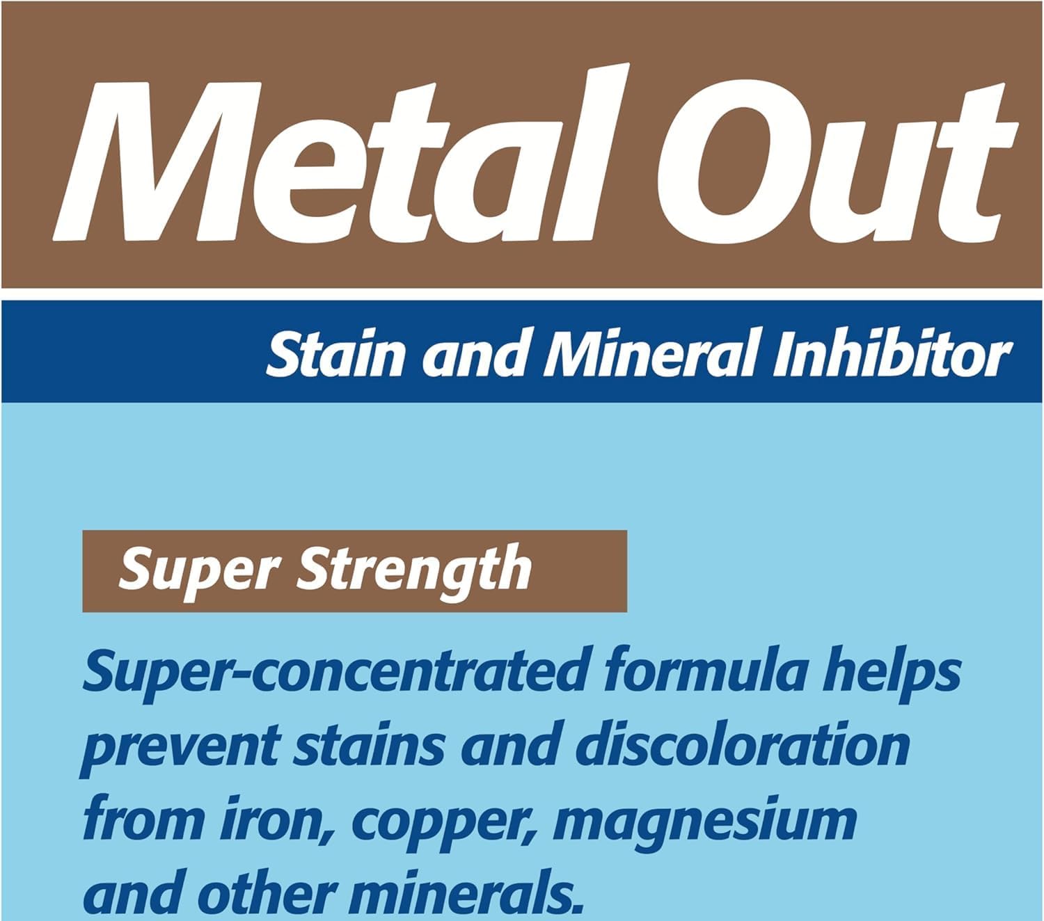 Pool Mate 1-Quart 12-Pack Concentrated Metal Out Stain and Mineral Inhibitor, Pool Metal Remover, Stain Remover, Made in USA