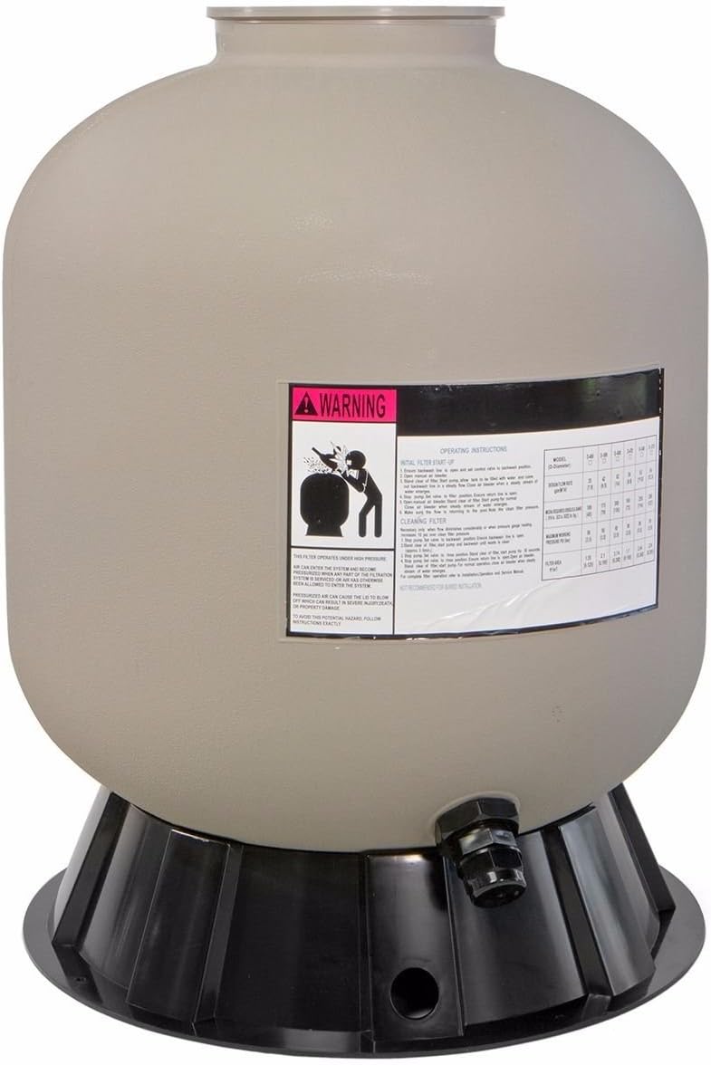 XtremepowerUS 19' InGround Above Pool Sand Filter System For Swimming Pool Up To 24,000 Gallons
