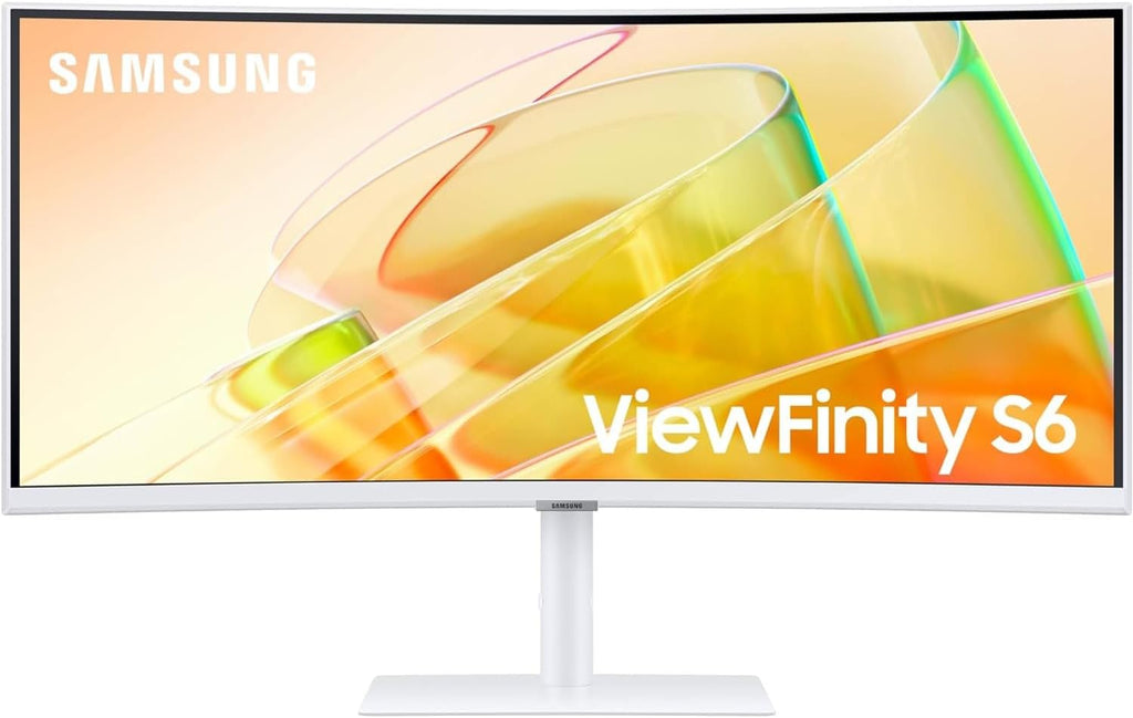 Samsung 34' ViewFinity S65TC Ultra-WQHD 100Hz AMD FreeSync HDR10 Curved Monitor Bundle with Deco Gear Wired Gaming Mouse + Large Extended Pro Gaming Mouse Pad Water Resistant
