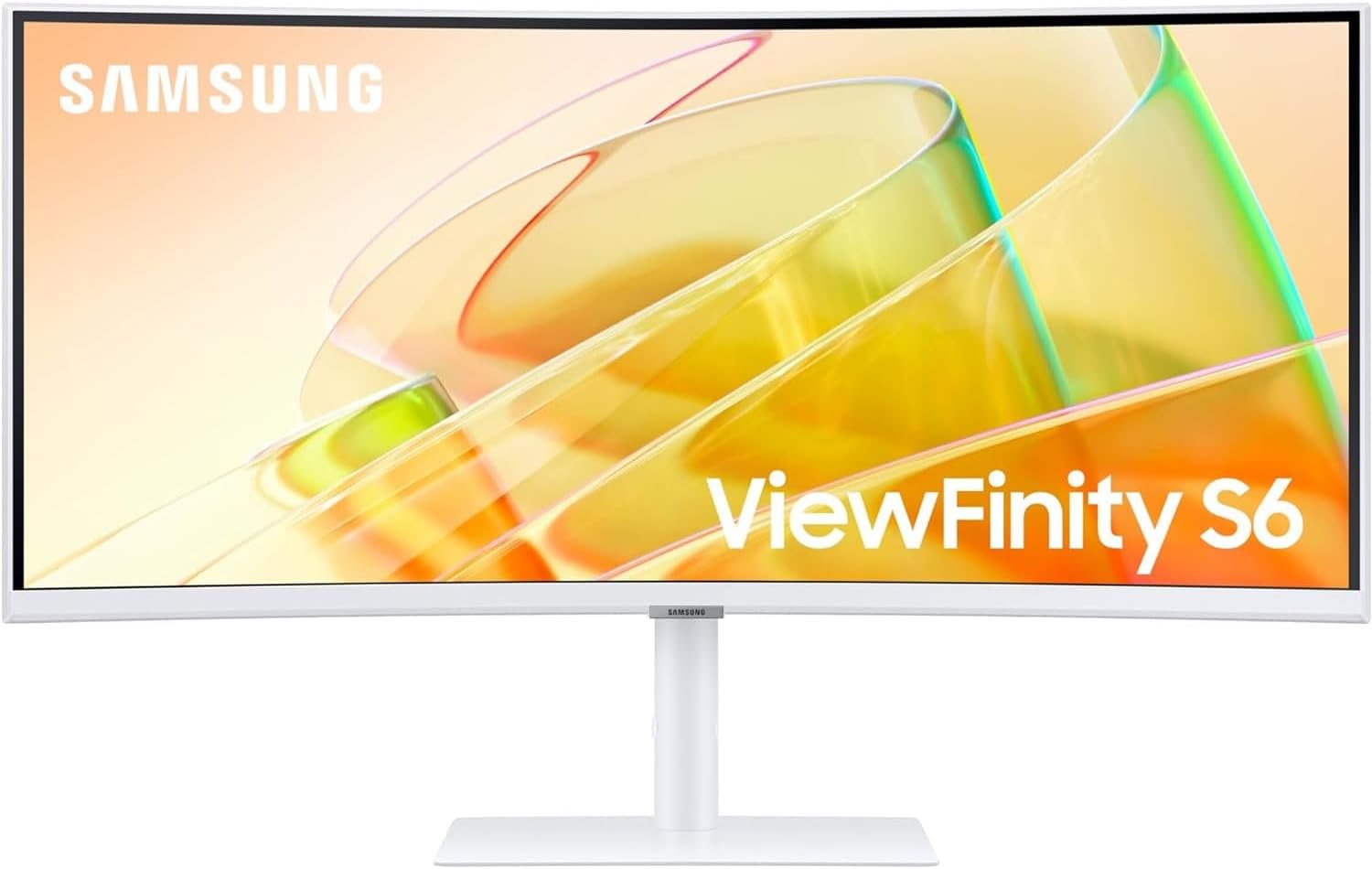 Samsung 34' ViewFinity S65TC Ultra-WQHD 100Hz AMD FreeSync HDR10 Curved Monitor Bundle with Tech Smart USA Elite Suite 18 Standard Editing Software Bundle + 2 Year CPS Enhanced Protection Pack