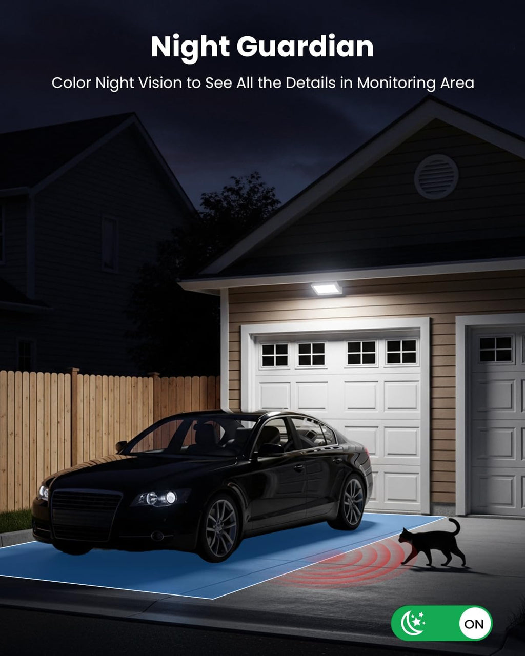 VIZIUUY Solar Security Cameras Wireless Outdoor, 2 Pack 3MP Security Cameras Wireless Outdoor, Pan Tilt 360°WiFi Camera with Color Night Vision/PIR Sensor/2-Way Audio/Alexa/Google Assistant