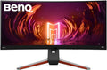 BenQ MOBIUZ EX3415R Curved Gaming Monitor 34' 2K 1440p 144Hz 1ms w/Remote | IPS | HDRi | DCI-P3 | 1900R | Color Optimizer | Freesync Premium Pro | Height, Swivel & Tilt | 2.1ch w/ 5w sub | USB Hub