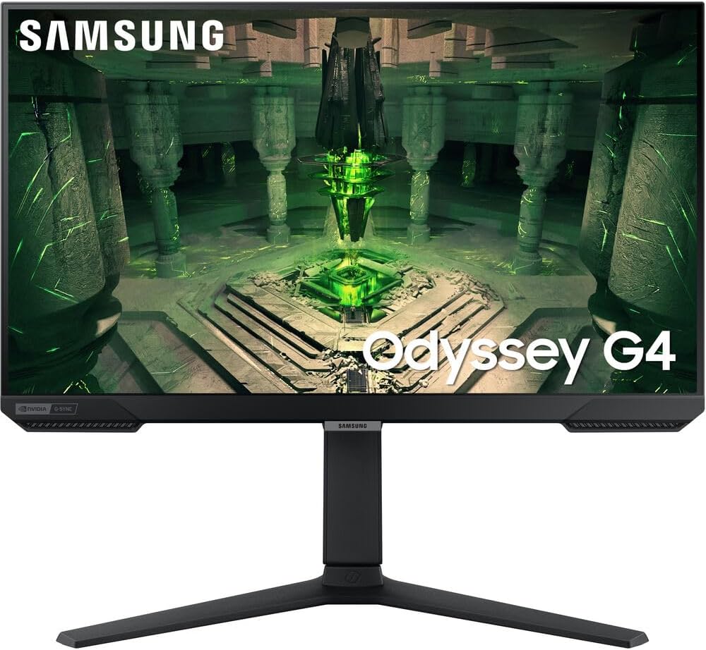 Samsung 25' Odyssey G4 FHD Gaming Monitor, IPS, 240Hz, 1ms, G-Sync Bundle with Tech Smart USA Elite Suite 18, 2X 4K HDMI Cable & Deco Gear CPS Exclusive 26 Month Protection Pack (BEACH-CPS-26M250)