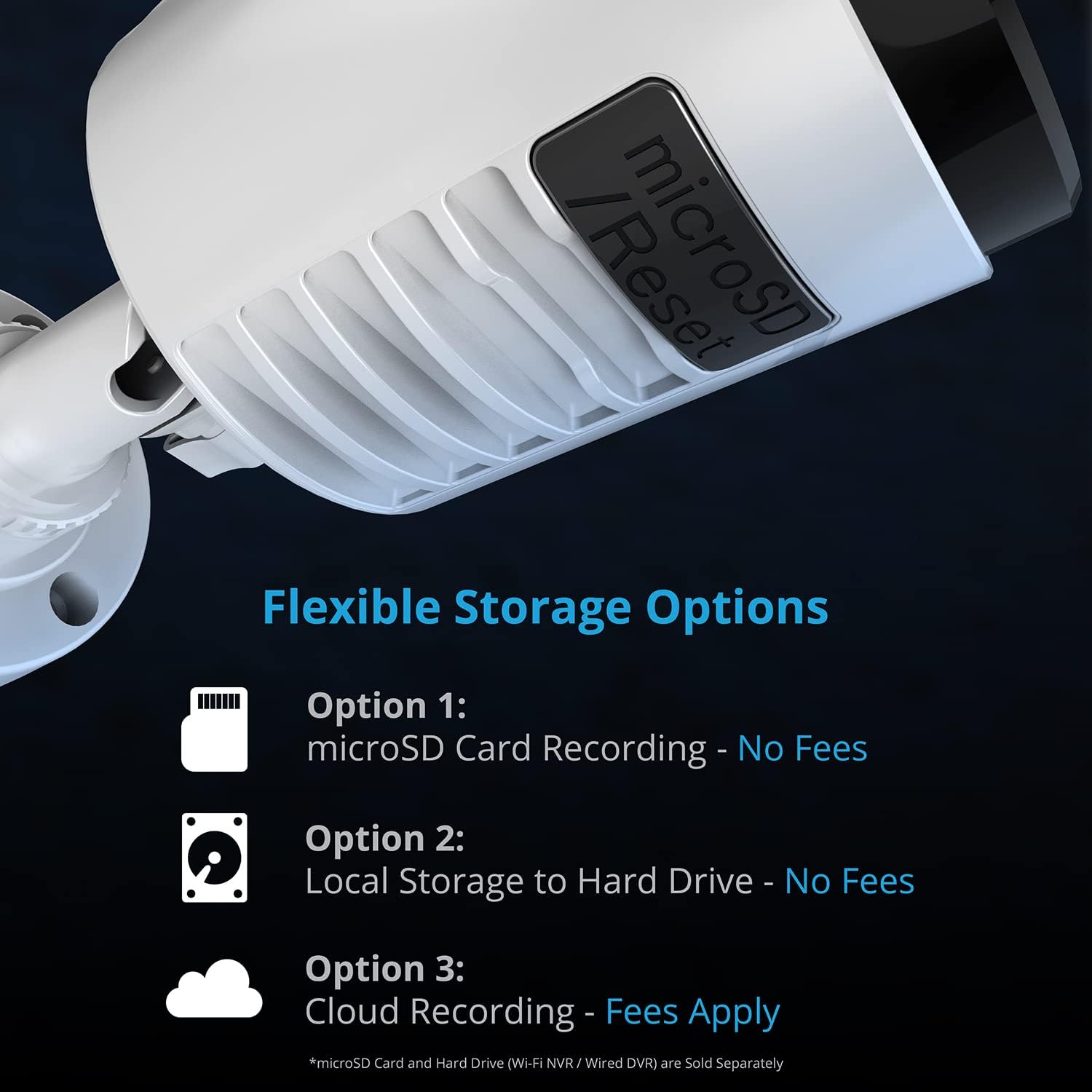 Night Owl Wi-Fi IP 4K HD Indoor/Outdoor Dual Spotlight Cameras with 2-Way Audio, Preset Voice Alerts and Built-in Camera Siren