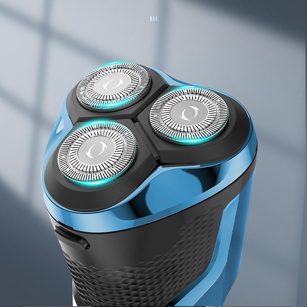 Head Shaver for Men, Rechargeable Electric Rotary Shaver Wet and Dry Mens Razor with Screen Display IPX7 Washable 2000mah Big Capacity Battery