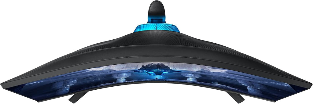Samsung 32' Odyssey Neo G7 4K UHD 165Hz 1ms G-Sync 1000R Curved Gaming Monitor, Quantum HDR2000, AMD FreeSync Premium Pro, Ultrawide Game View, DisplayPort, HDMI, Height Adjustable Stand, Black