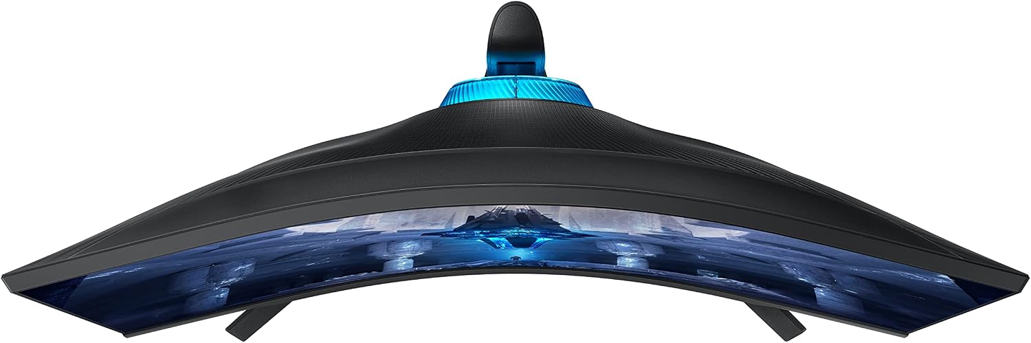 Samsung 32' Odyssey Neo G7 4K UHD 165Hz 1ms G-Sync 1000R Curved Gaming Monitor, Quantum HDR2000, AMD FreeSync Premium Pro, Ultrawide Game View, DisplayPort, HDMI, Height Adjustable Stand, Black