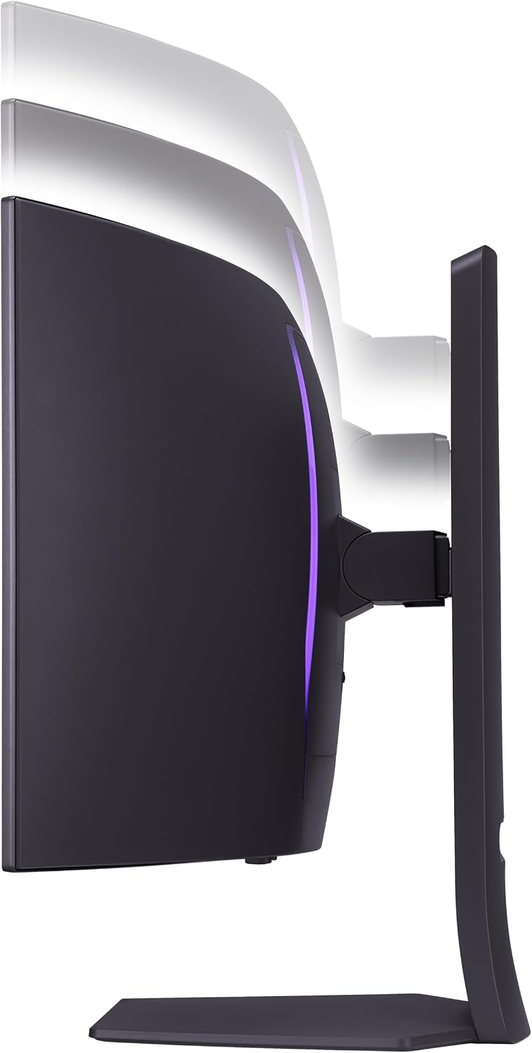 LG 34GS95QE 34-inch Ultragear OLED Curved Gaming Monitor WQHD 800R 240Hz 0.03ms DisplayHDR True Black 400 AMD FreeSync Premium Pro NVIDIA G-Sync HDMI 2.1 DisplayPort Tilt/Height/Swivel Stand Black