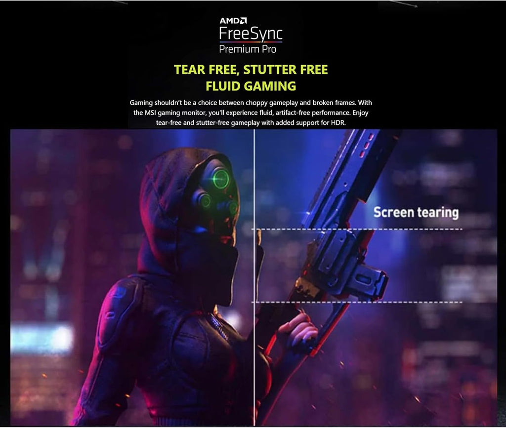 msi 27' QD-OLED Gaming Monitor | QHD(2560x1440), 240Hz, 0.03ms | AMD FreeSync Premium Pro | True Black HDR 400, 99% DCI-P3 | USB-C, Adjustable Ergonomic Stand