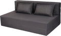 Fvkind Folding Sofa Bed with Pillow, Foldable Bed Sleeper Chair with Washable Cover, Convertible Sofa Chair, Fold Out Couch,Futon Couch for Living Room, Dorm, Guest Room, Queen Size, Dark Grey