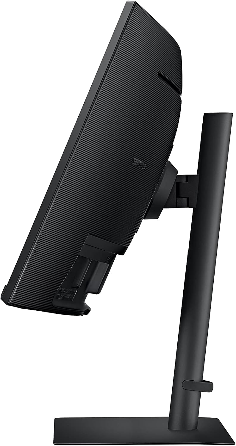 SAMSUNG 34' ViewFinity S65UA Series Ultrawide QHD Curved Monitor, HDR10, 100Hz, 350 nit, USB- C, Adjustable Stand, Intelligent Eye Care, LS34A650UBNXGO, Black
