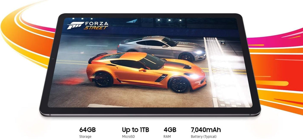 Samsung Galaxy Tab S6 Lite 10.4-inch , 64GB WiFi Tablet Oxford Gray - SM-P610NZAAXAR - S Pen Included (Renewed)