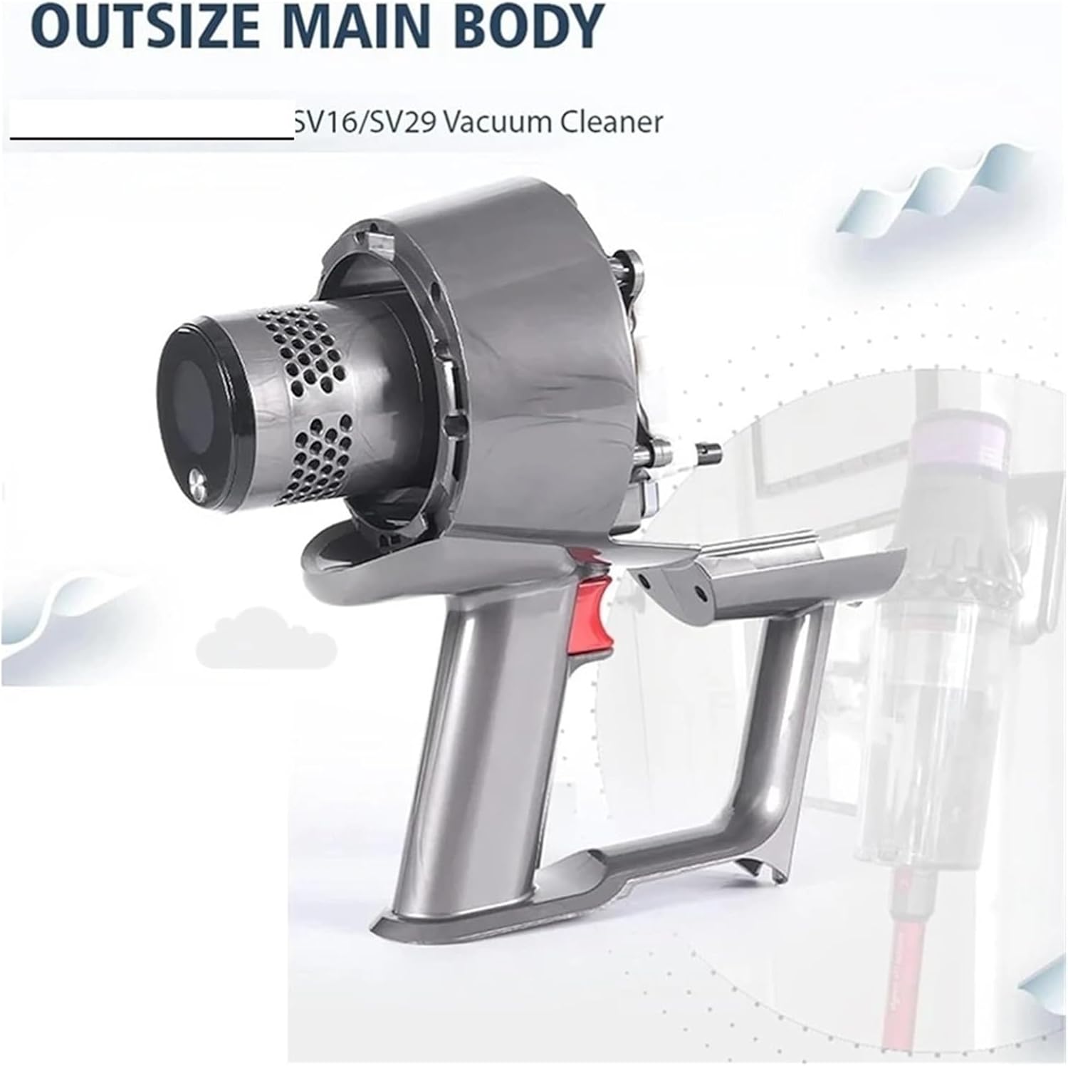 Main Body Replacement Parts, Motor Components. Compatible for Dyson V11 SV16 SV29. Vacuum Cleaner Parts Host, Handle Housing