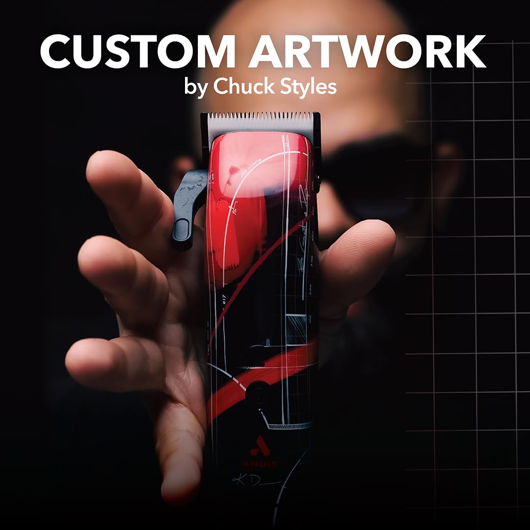 Andis 562530 Envy II Cordless Clipper – Adjustable Blade, Comfort Grip, Kenny Duncan Limited Edition, Professional Barber Performance