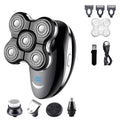 Head Shavers for Bald Men, 5 In 1 Electric Shaver For Men Beard Hair Trimmer Bald Head Razor 5D Floating Electric Nose Hair Trimmer LCD Display