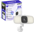 Lorex Connect 2K Floodlight Wi-Fi Security Camera | New Connect App | 160° Pan Coverage | Person Detection | Live Auto-Tracking | Color Night Vision | 2-Way Talk | Cloud & Local Storage Option