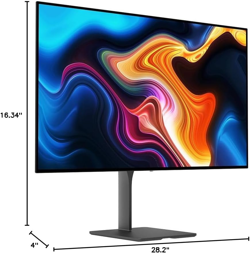 DOUGH Spectrum Black 32' ES07EFE 4K 240Hz Dual-Mode OLED with Gorilla Glass Monitor and Stand ES07D04 Bundle (Monitor with Stand)