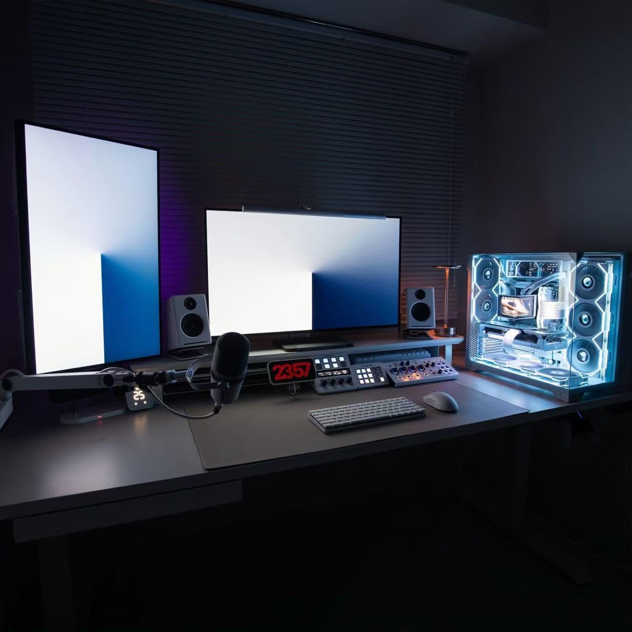 Kado Dual Gaming Monitor Setup - 2-Pack 24.5' 165Hz 1ms 1920x1080 Flat Screen, AMD FreeSync Premium, Panoramic Gaming Multi-View Split Screen Streaming, VESA Mount HDMI DisplayPort Built-in Speakers