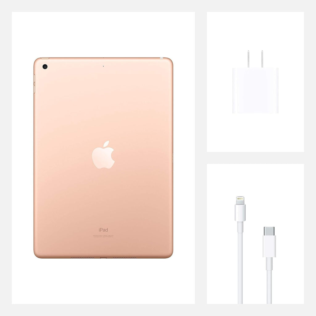 Apple iPad (10.2-inch, Wi-Fi + Cellular, 32GB) - Gold (Latest Model, 8th Generation) (Renewed)