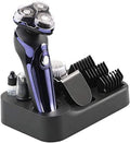 Electric Shaver for Men 4D Rechargeable Rotary Razors Beard Trimmer Face Shavers Waterproof Wet & Dry Cordless with Pop-up Trimmer