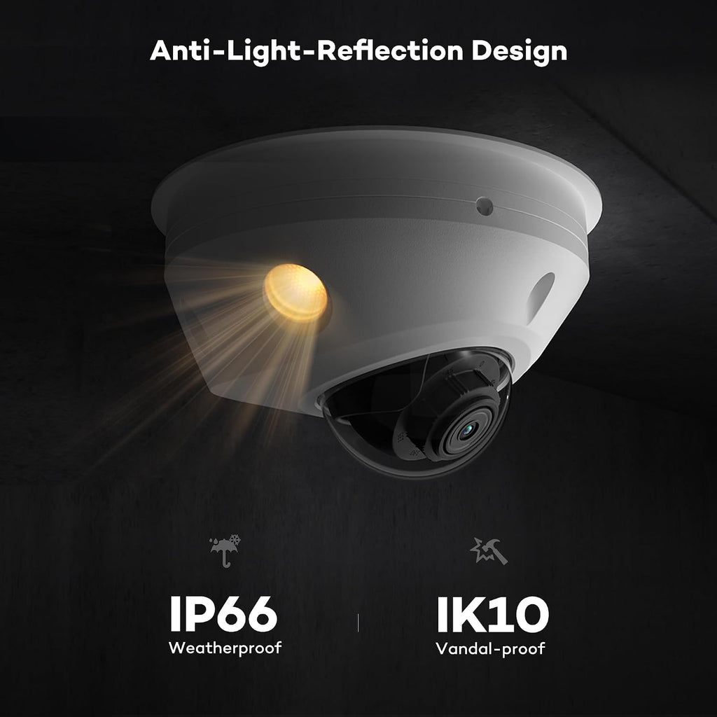 ONWOTE 12MP NVR 32 Channel Security Camera System, Face Recognition& AcuSearch, 20x 4K 8MP Vandal-Proof PoE IP Cameras, 2 Way Audio, 32CH 6K Commercial NVR 8TB, 20 Cables-1860ft, 4 HDD Support 40TB