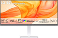 LG 34' UltraWide Monitor, 21:9 WFHD (2560 x 1080) IPS Display, 100Hz Refresh Rate, VESA DisplayHDR 400, HDR10, Flicker Safe, USB Type-C, HDMI, DisplayPort, Height/Swivel/Tilt Adjustable Stand, White
