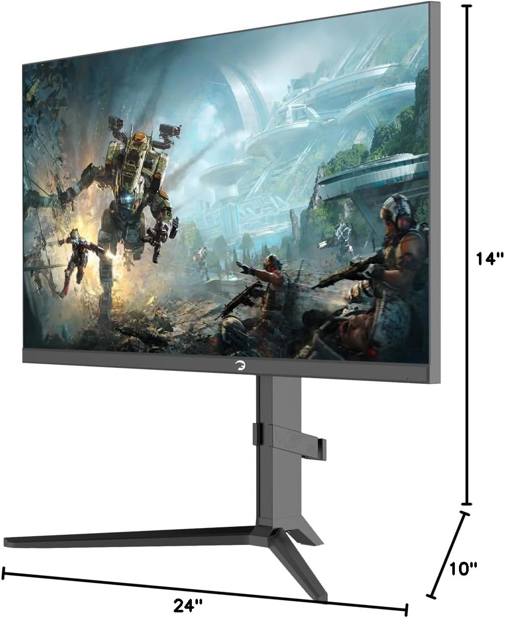 GAMEPOWER Rapid 27 inch Gaming Monitor 360Hz 1ms, 1080P Flat IPS, HDR10 Height/Tilt/Swivel/Pivot Adjustable RGB Anti-Glare Display, HDMI/DP/USB, FreeSync, G-Sync, 350 cd/m² Bright LEDs, Laser Logo