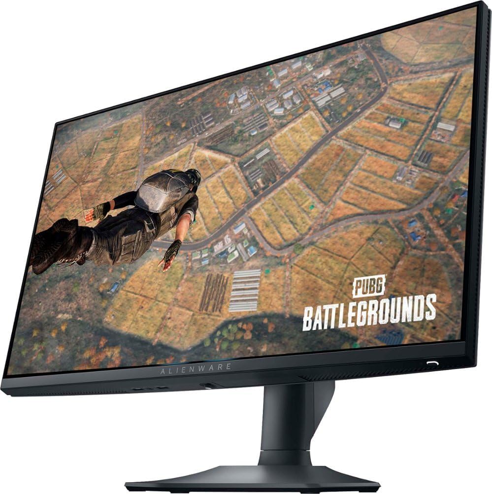 Alienware - AW2523HF 24.5' IPS LED FHD (1920x1080) - 360Hz Display - AMD FreeSync - VESA - Gaming Monitor (USB, HDMI) - Dark Side of the Moon (AW2523HF) + 2 x USB Printer Cable + More