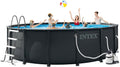 INTEX 26317MZ 15ft x 48in Ultra XTR Frame Deluxe Above Ground Swimming Pool Set with 1500 GPH Sand Filter Pump, Removable Ladder, Ground Cloth, Pool Cover, SuperTough, Puncture and Rust Resistant