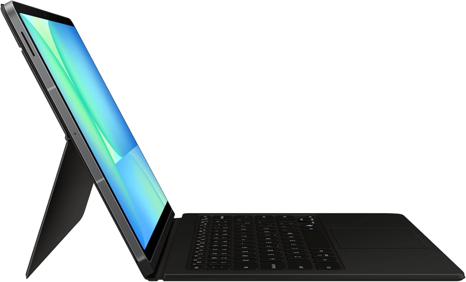 Samsung Galaxy Tab S10 FE+ Book Cover Keyboard Slim – AI Key for Galaxy Tab S10 FE+, Detachable Platform, PC-Like Experience, Wireless Keyboard Sharing, Black