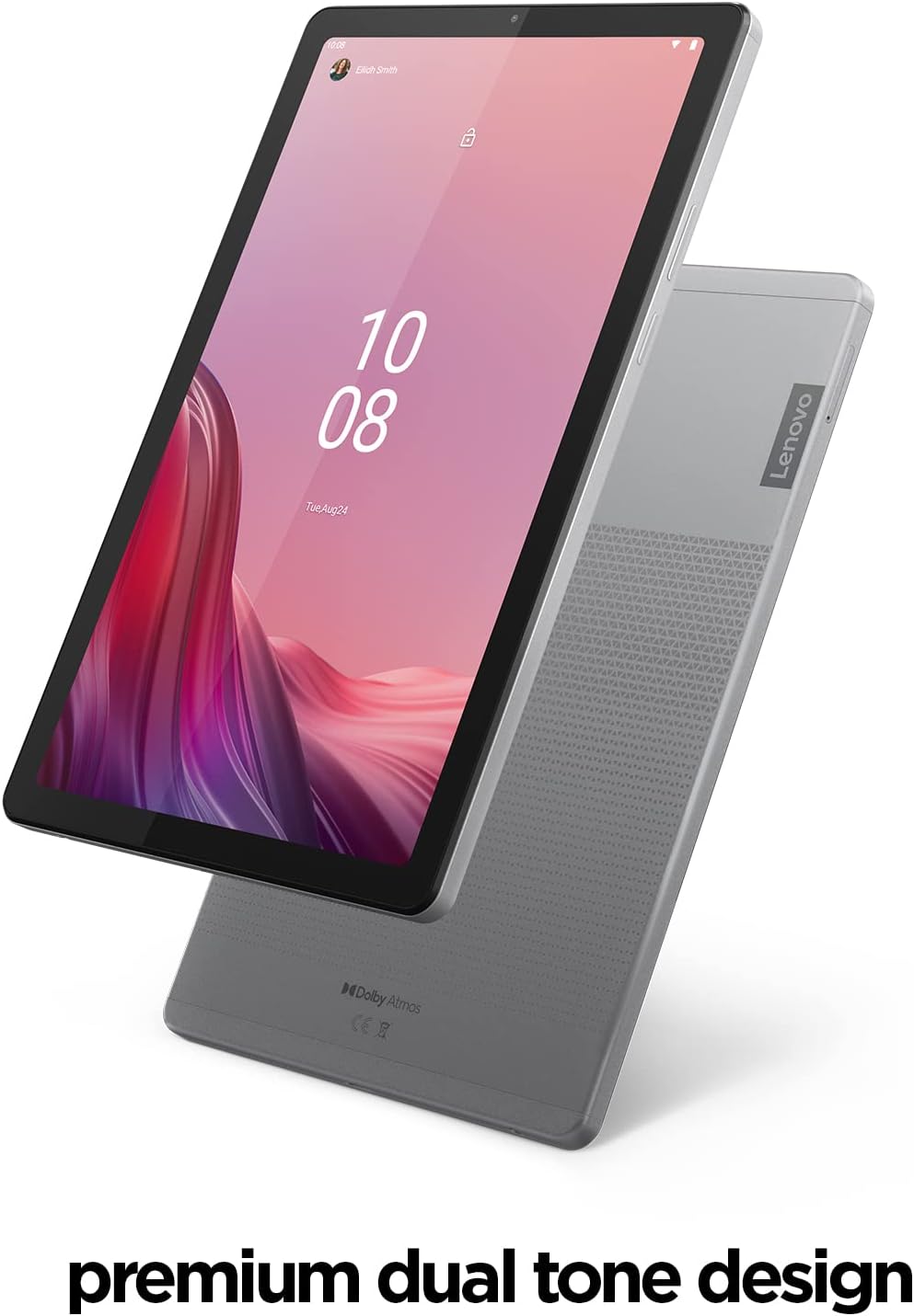 Lenovo Tab M9-2023 - Tablet - Long Battery Life - 9' HD - Front 2MP & Rear 8MP Camera - 3GB Memory - 32GB Storage - Android 12 or Later - Folio Case Included,Gray