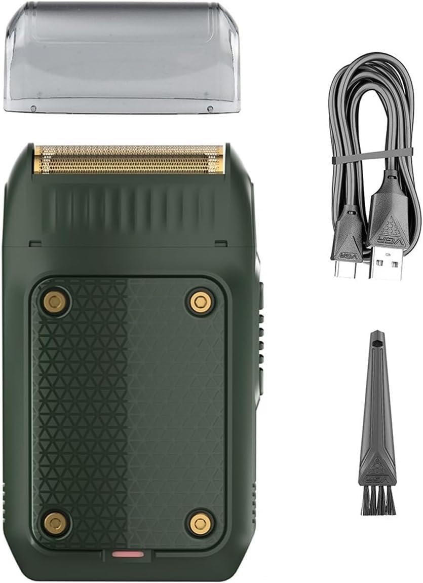 Electric Razor for Men's, Professional Men's Razor Electric Shaver Mini Beard Trimmer Shaving Machine Foil Blade Trimmer USB Rechargeable
