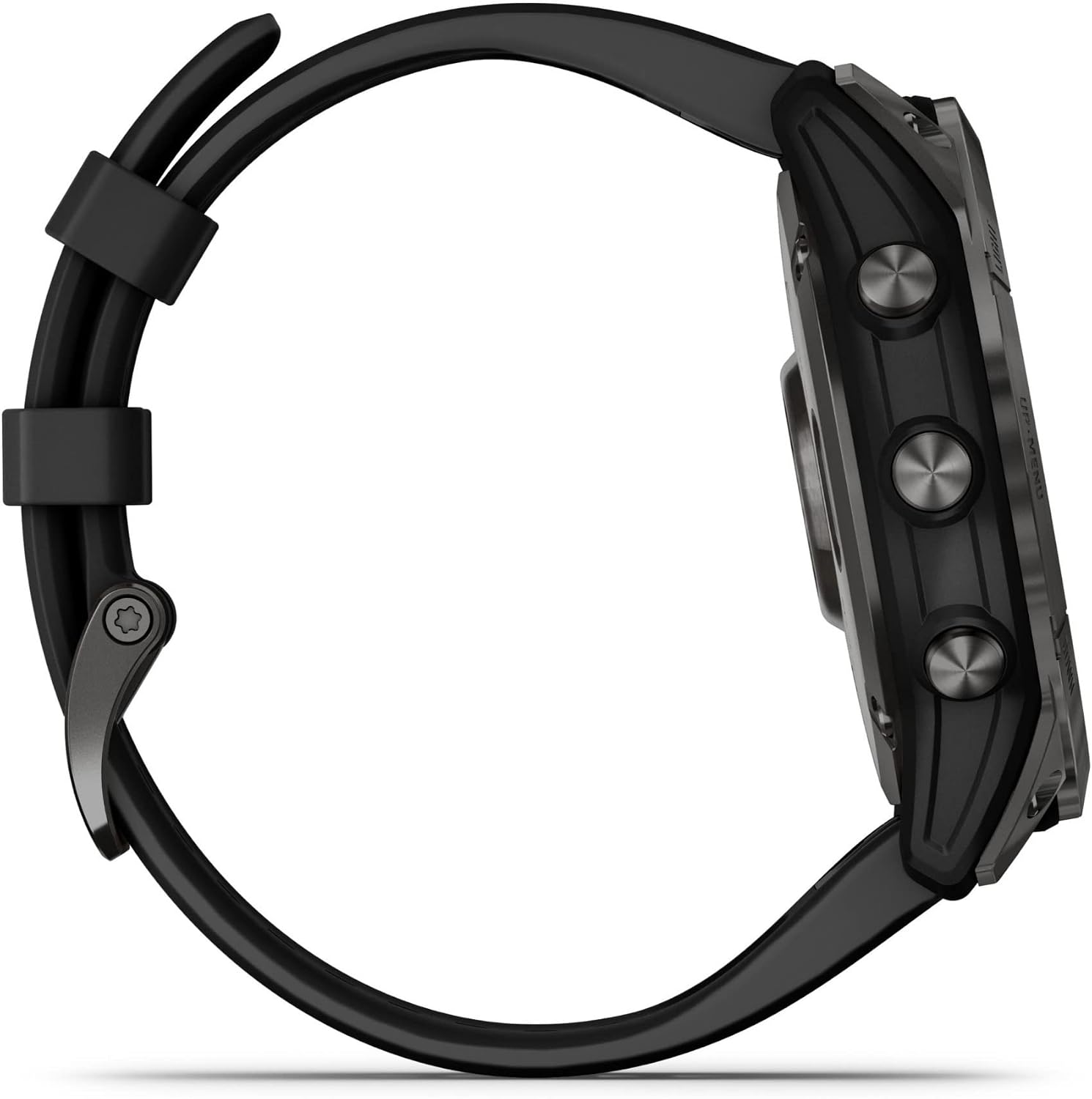Garmin Fenix 7X Solar, Larger Sized Adventure smartwatch, with Solar Charging Capabilities, Rugged Outdoor Watch with GPS, Touchscreen, Health and Wellness Features, Slate Gray with Black Band