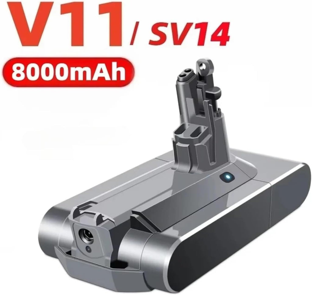High Capacity 25.2V 6000mAh/8000mAh Battery Compatible for Dyson V11 Type Vacuum Cleaner, Compatible with SV15/SV14(SV14 8000mAh)