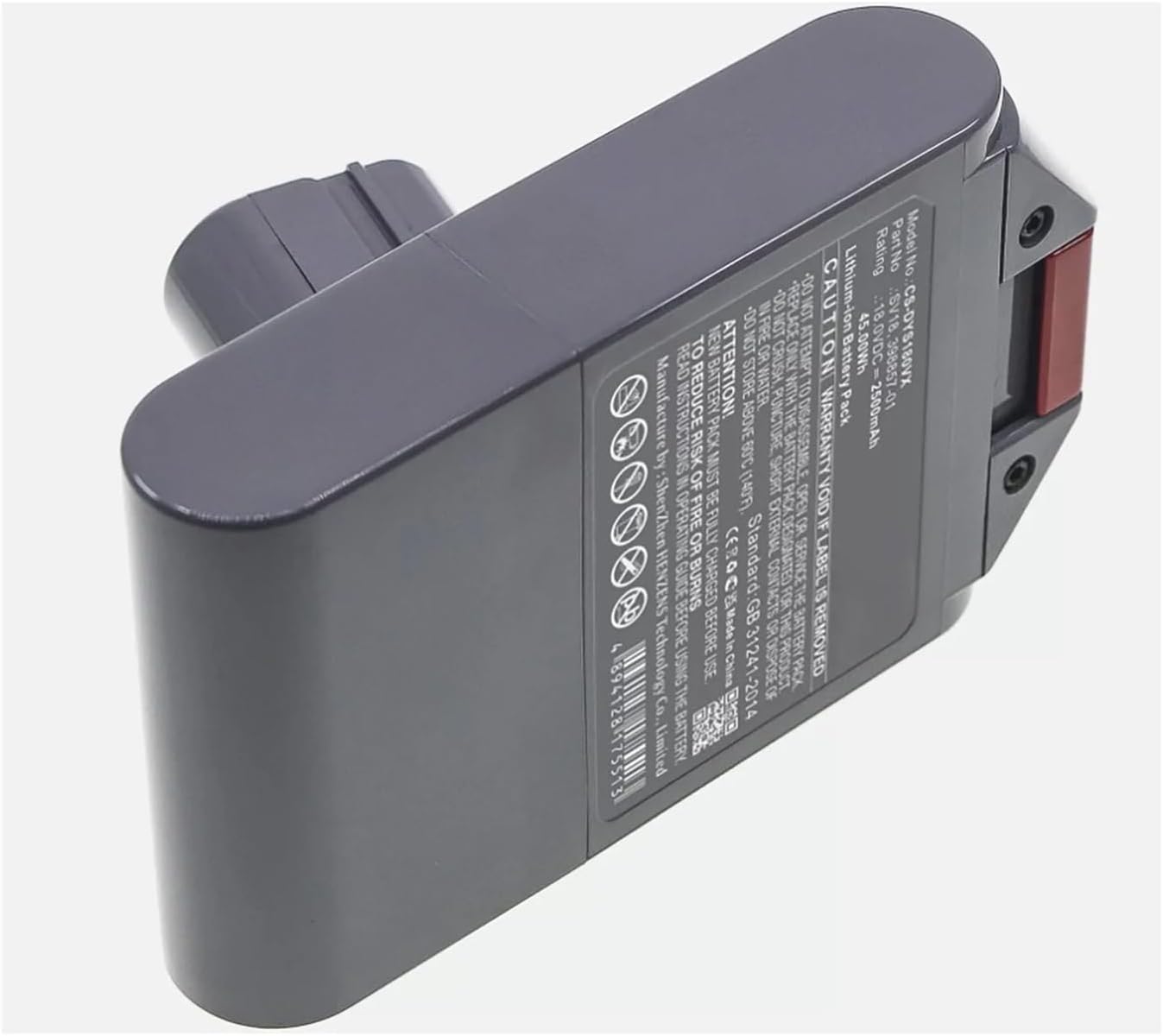 Vacuum Cleaner Compatible For Dyson Battery Pack - V10 Slim, V11 Digital, SLIM Fluffy, Extra Pro, SV18, V12, SV20, SV26 - High Capacity Replacement Battery(2000mAh)