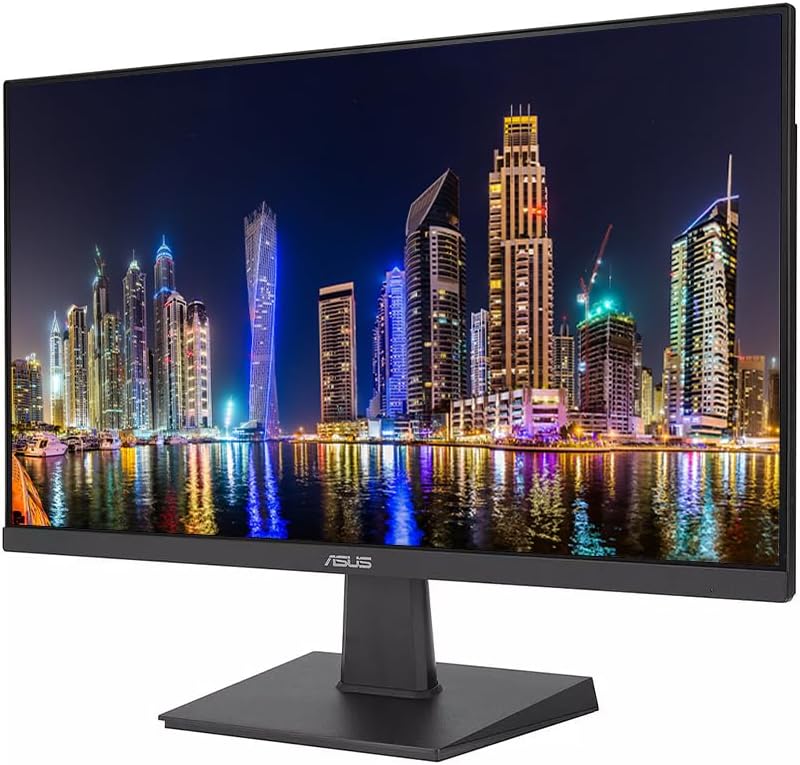 ASUS VA24EHE 24-inch 1920 x 1080 Full HD LED Backlit LCD Frameless Monitor, 2-Pack Bundle with HDMI, DVI-D, VGA Adaptive-Sync, Eye Care, Low Blue Light