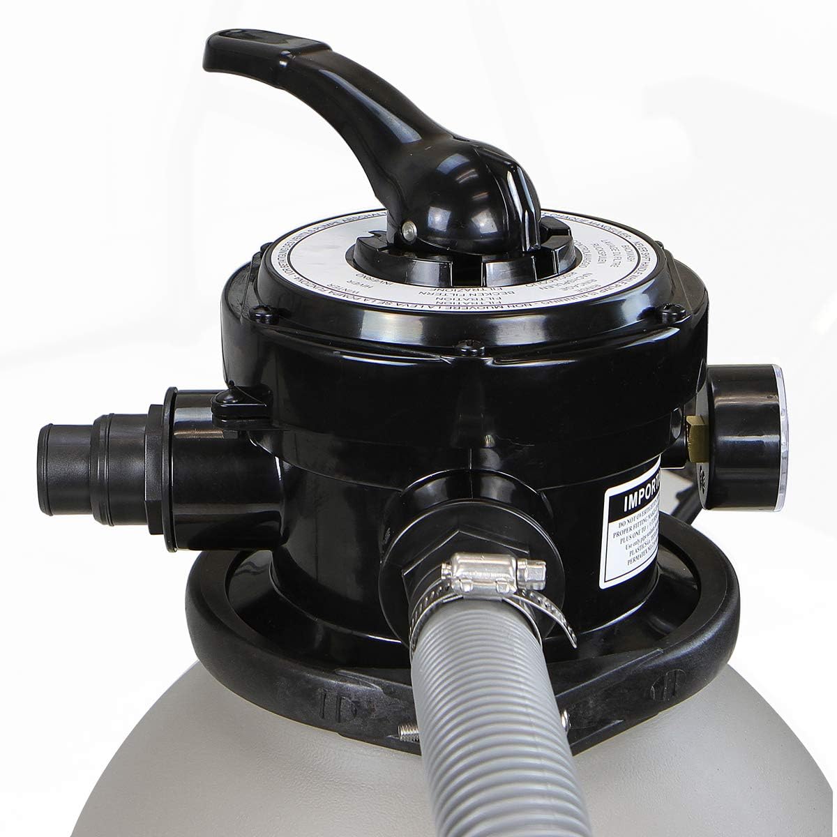 XtremepowerUS 13' Sand Filter with 3/4HP Pool Pump Digital Programmer Timer 2,640 GPH for Above Ground Swimming Pool Pump Set Up To 10,000 Gallons