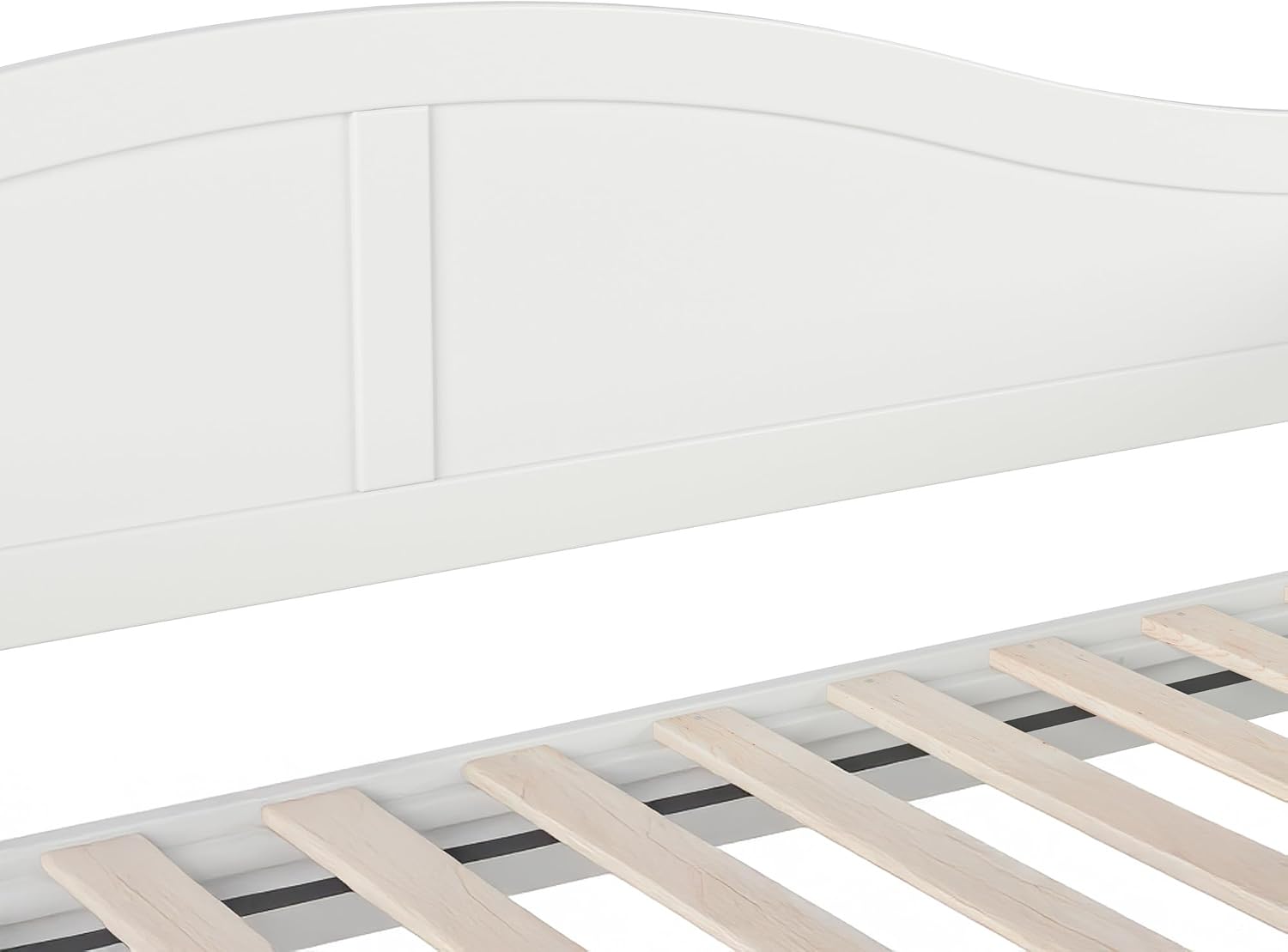 AFI, Acadia Twin Size Wood Daybed Frame with Twin Trundle, White