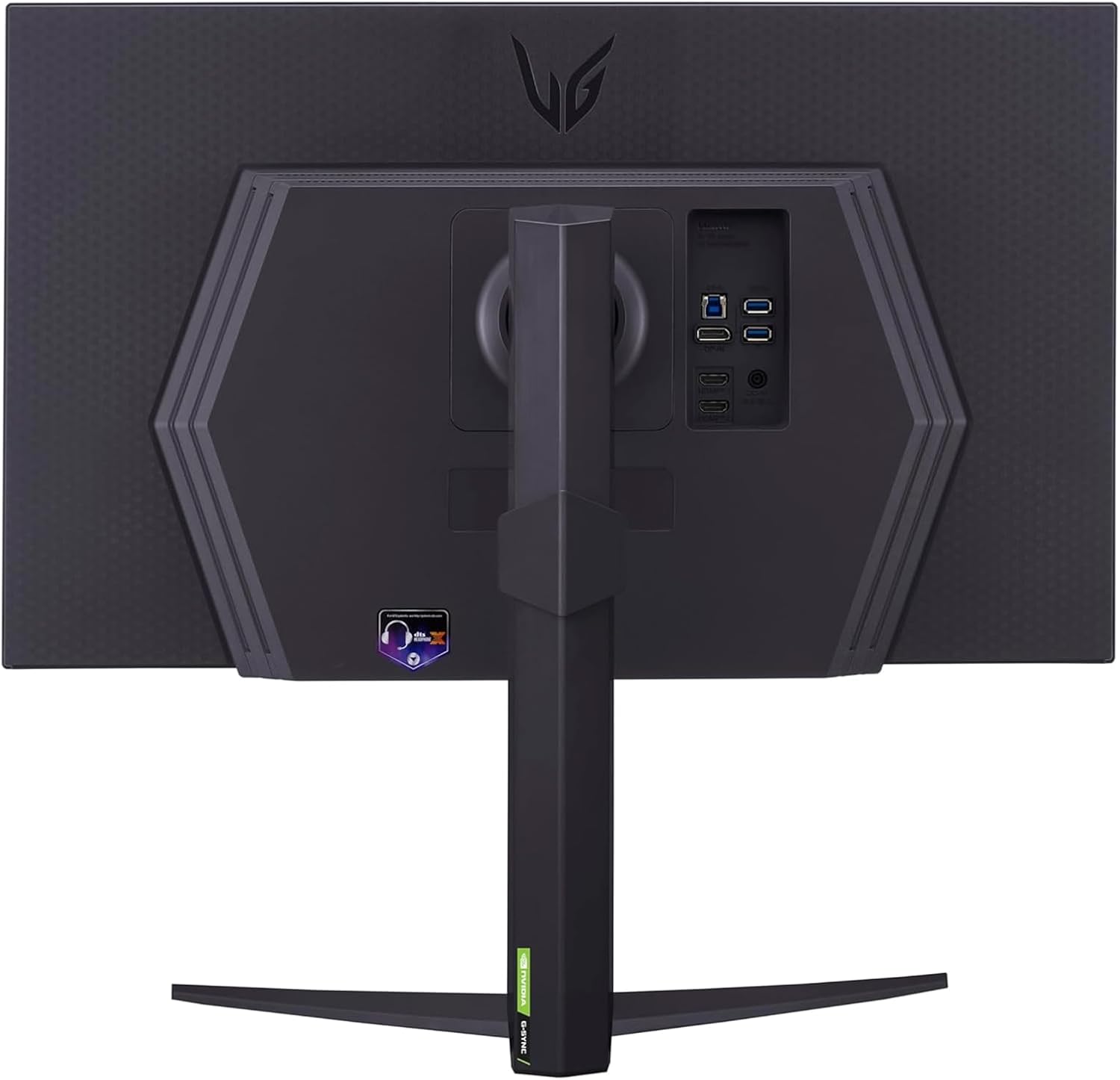 LG 27' Ultragear QHD (2560x1440) IPS Gaming Monitor, 240Hz, 1ms, G-Sync AMD FreeSync Premium, 100% sRGB, HDR400, 1 x DisplayPort, 2 x HDMI, 4-Pole HP Out DTS GP:X, Tilt/Height/Pivot Stand, Black