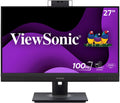 ViewSonic VG2757V-2K 27 Inch 1440p Video Conferencing Docking Monitor with Windows Hello Compatible IR Webcam, Advanced Ergonomics, and 90W USB C for Home and Office