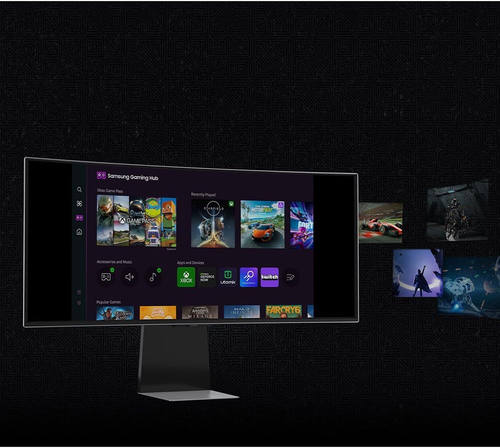 Samsung G85SD 34-inch Odyssey OLED G8 Ultra-WQHD Curved Gaming Monitor - (Renewed)